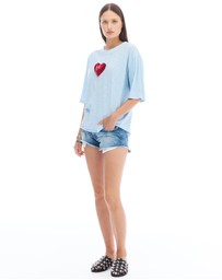 THE TALES - We Love Velvet Heart Street Tee