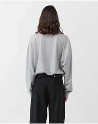 St. Agni - Drawstring Long Sleeve Top