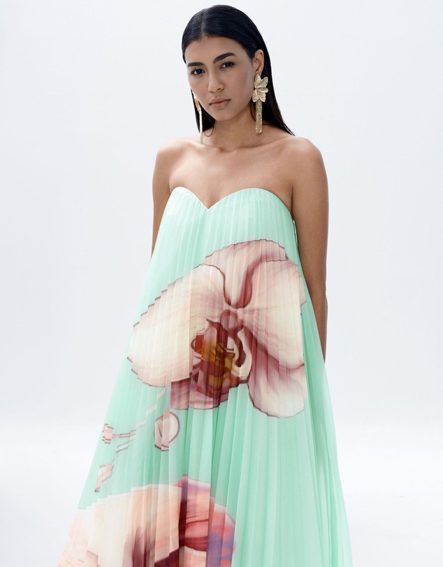 JUSTIN TONG - Amelie Pleated Dress