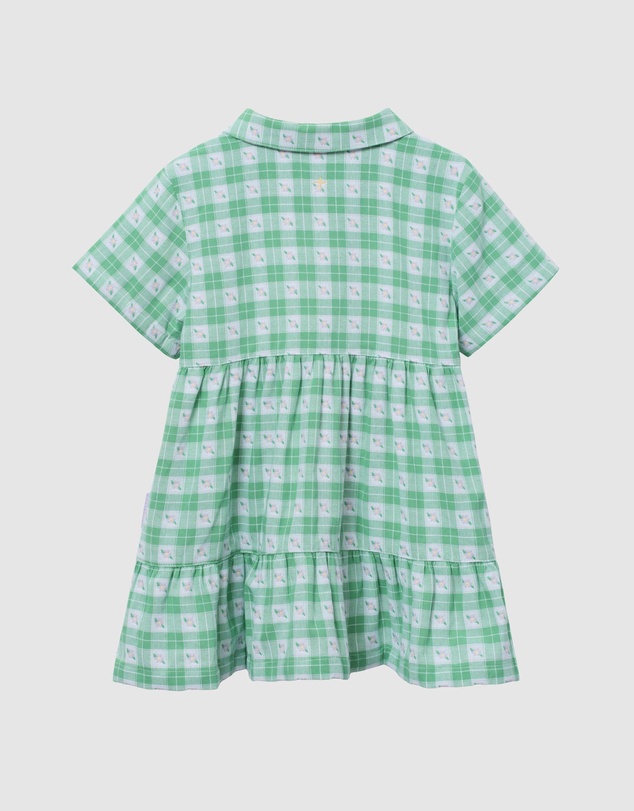 Goldie + Ace - Collared Tiered Dress - Babies-Kids