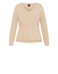City Chic - Annie V Neck Top