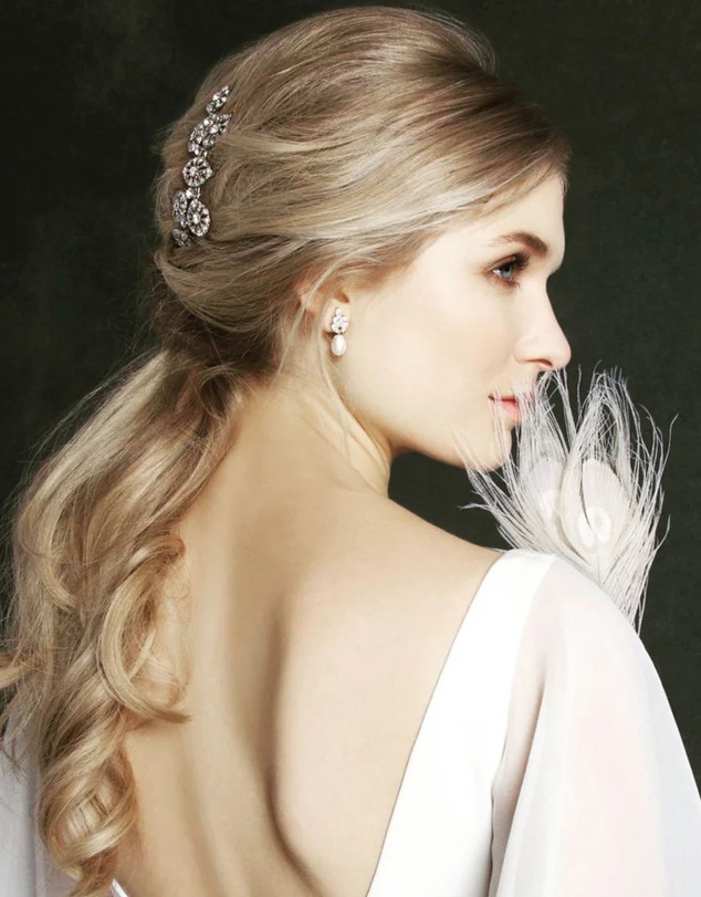 Stephanie Browne - Bocheron Drop Pearl Earrings