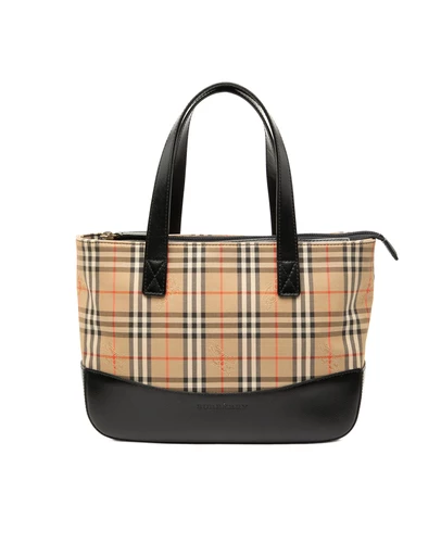 Pre-Loved by Azura Reborn - Pre-Loved Haymarket Check Canvas Handbag