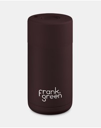 Frank Green - 12oz Stainless Steel Ceramic Reusable Cup  Chocolate