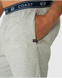 Coast Clothing - Grey Marle Lounge Shorts