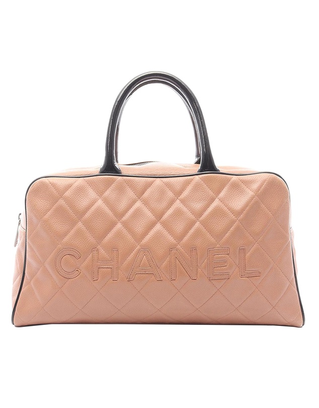 Pre-Loved by Azura Reborn - Pre-Loved CC Quilted Caviar Bowler Bag