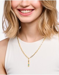 THOMAS SABO - Member Charm Necklace with Charmista Disc Gold Plated