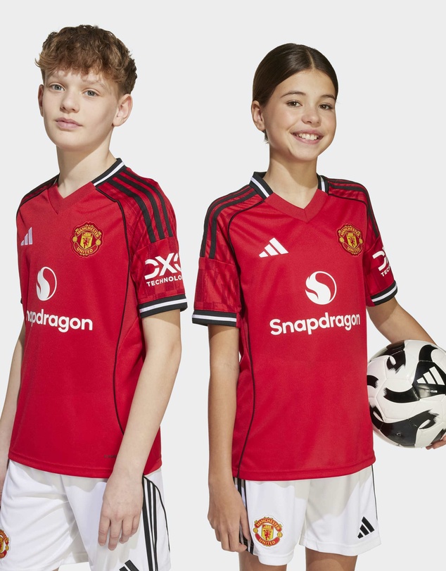 adidas Performance - Manchester United 25/26 Home Football Jersey Kids