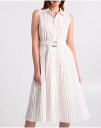 David Lawrence - Tehile Pleat Shirt Dress