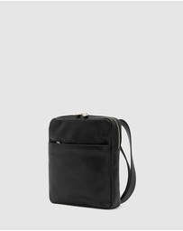 Republic of Florence - Gaius Black Leather Satchel Bag