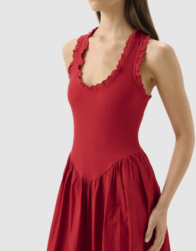 ROAME. - Lucy Rib Maxi Dress