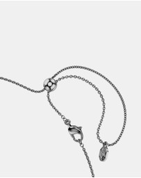 Swarovski - Matrix Necklace, Gradient Of Round Cuts, Multicolored, Ruthenium Plated