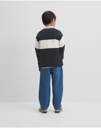 Country Road - Organically Grown Cotton Logo Rugby Top