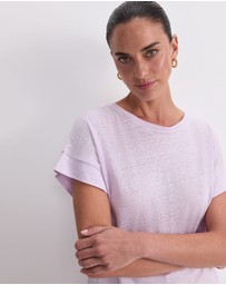 Sportscraft - Tonia Crew Neck Linen Tee