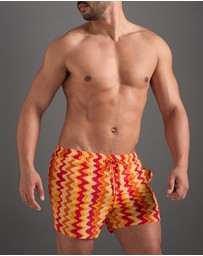 TEAMM8 - TEAMM8 Resort Swim Short - Red Mirage
