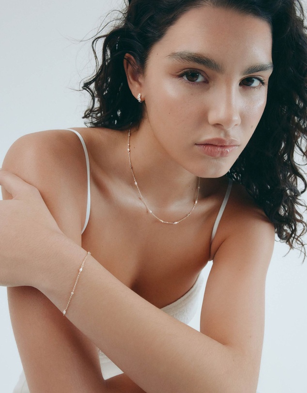 SAINT VALENTINE - Stars & Moons Necklace - Silver