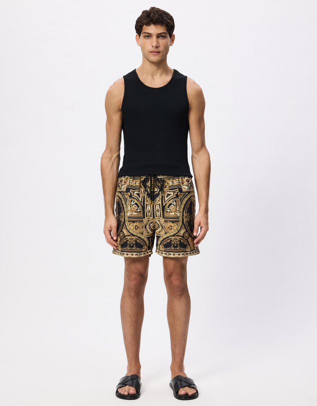 Camilla - Mid Length Boardshort With Elastic Waist