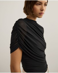 Witchery - Mesh Cape Top