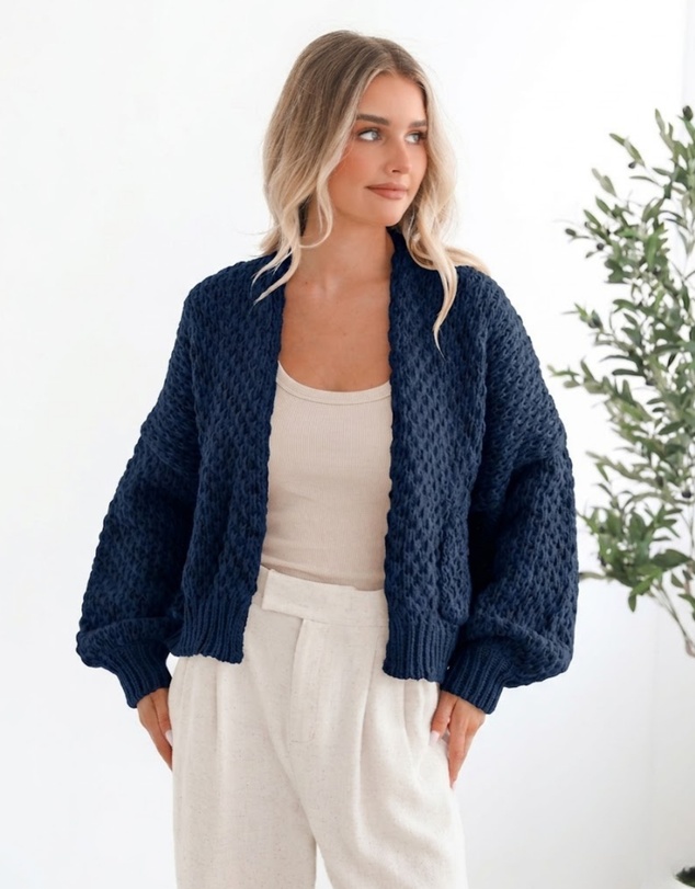 Esther & Co - Dorine Cardigan - Navy