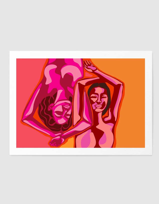 Olive et Oriel - Kh Studio Maria a Karla by Karla Hyman Art Print