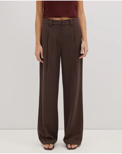 Dazie - Work Wife Stripe Tailored Pants