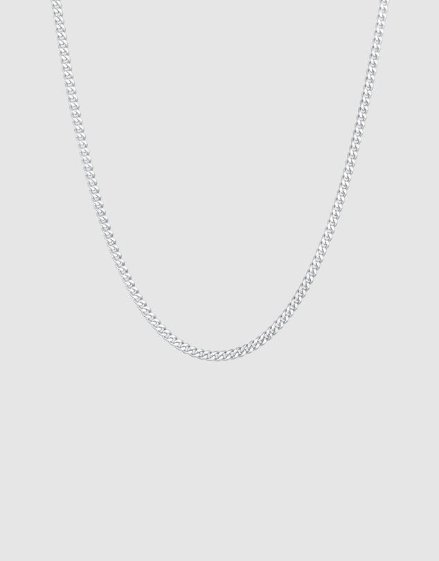 Kuzzoi - ICONIC EXCLUSIVE - Necklace Chain Basic Trend in 925 Sterling Silver