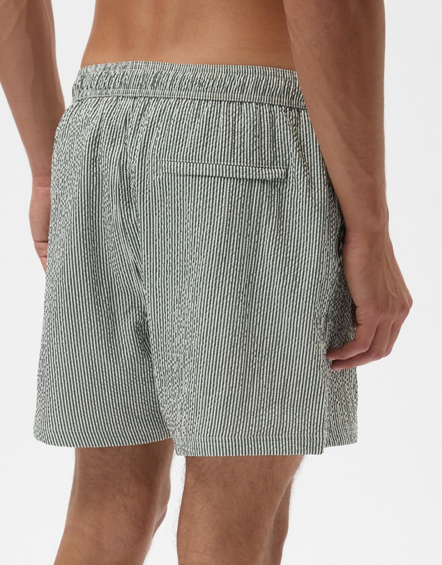 AERE - Seersucker Stripe Swim Shorts