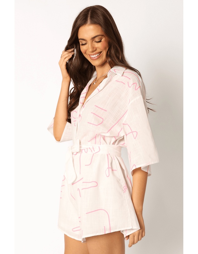 Petal & Pup - Kellie Playsuit - White