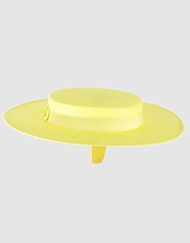 Max Alexander - Fluro Yellow Boater Hat