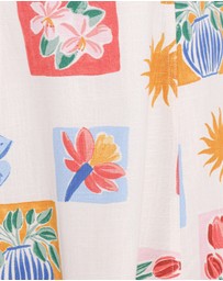 Petal & Pup - Tansy Mini Dress - Tulip Stamp
