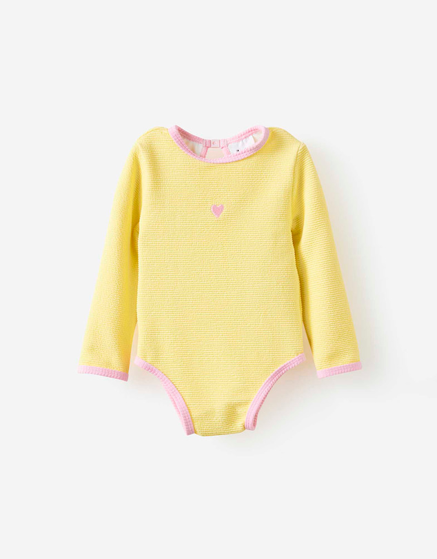 Cotton On Kids - Baby Long Sleeve Keyhole Back Swimsuit