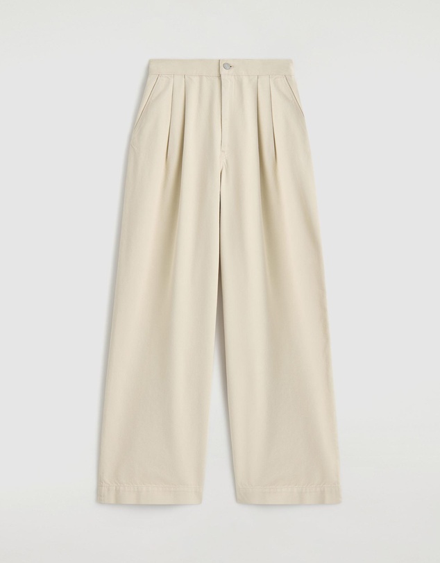 COS - Pleated Wide-Leg Denim Trousers