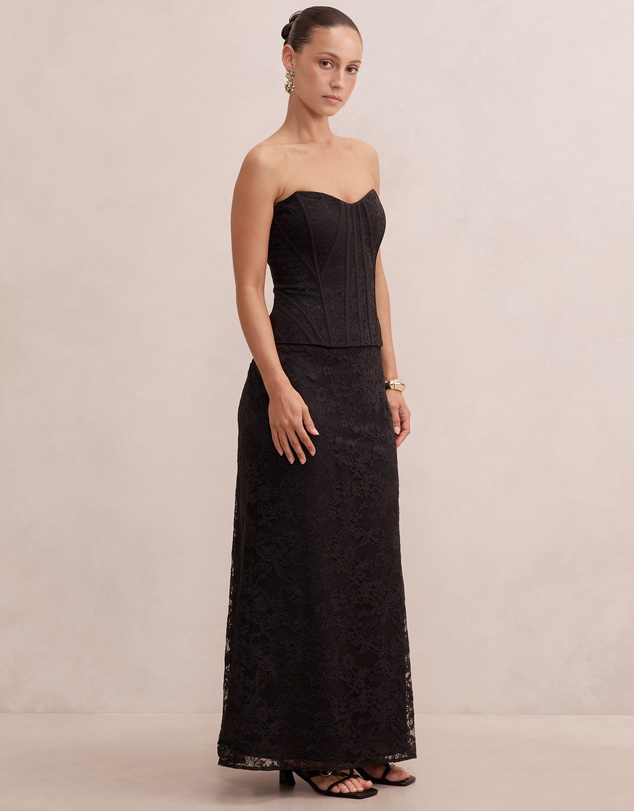 Forever New Petite - Myla Petite Corset Lace Maxi Dress