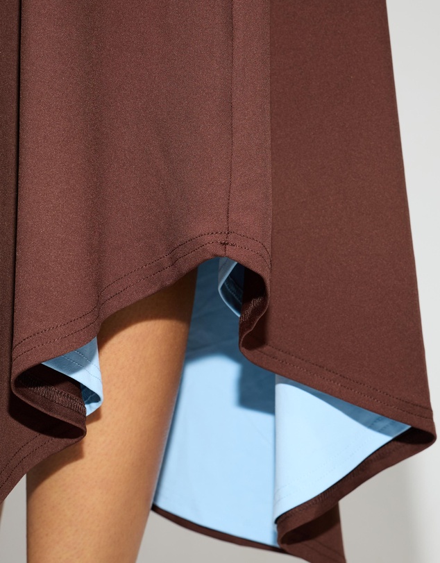 Dazie - Vacay Reversible Jersey Midi Skirt