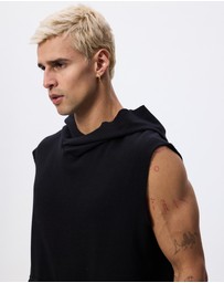 Surrounded By Ghosts - The Anandite French Terry Sleeveless Hoodie