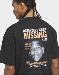 adidas Performance - Anthony Edwards Face Graphic T-Shirt Mens