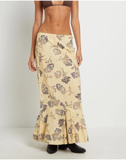 Subtitled - Tanisha Fishtail Maxi Skirt