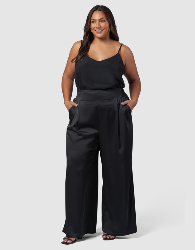 Pink Dusk by Curve Project - Last Time Satin Pants