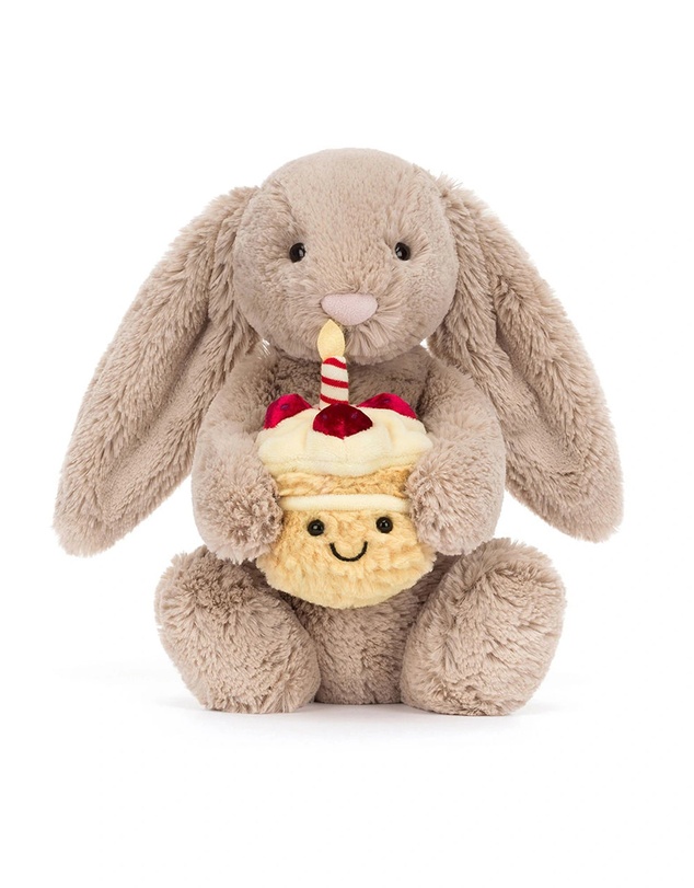 Jellycat - Bashful Beige Bunny Birthday