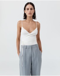 St. Agni - Ballerina Wrap Knit Top