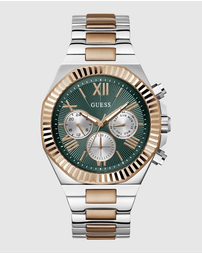 GUESS - GUESS Mens 2-Tone Multifunction Watch