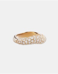 By Charlotte - Crystal Wave Ring