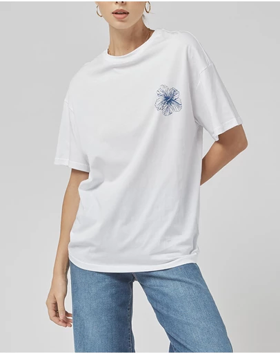 DRICOPER DENIM - Amy White FL Printed Tee