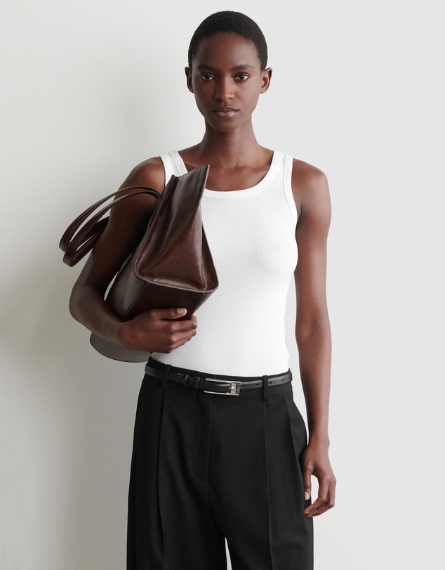 COS - Ribbed Cotton Tank Top