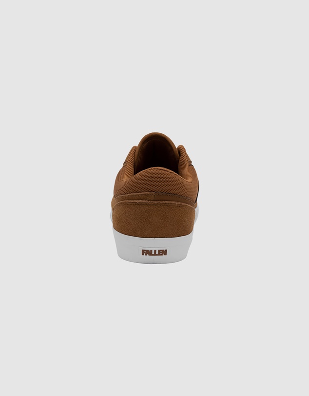 Fallen Footwear - Fallen Footwear Patriot Vulcanized Suede Men Shoes Camel/White