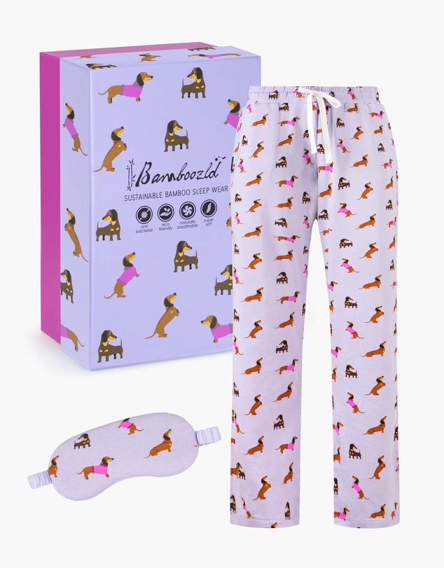 Bamboozld - Women's Bamboo Jersey Dash Dreaming Pant & Mask Gift Set