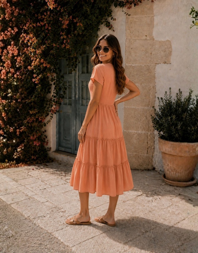 Esther & Co - Celie Dress - Rust