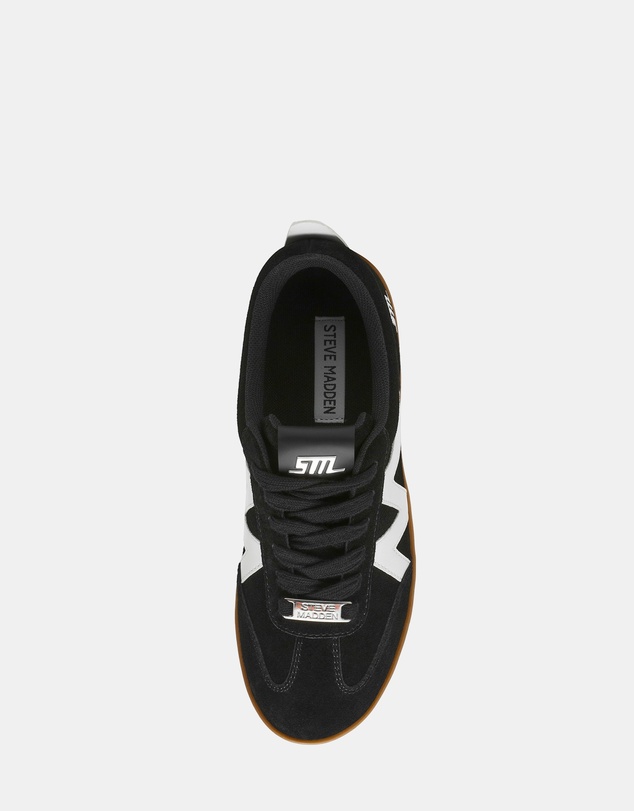 Steve Madden - Degree Black Suede Sneakers