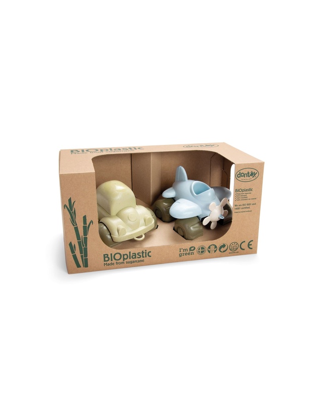 Dantoy - Dantoy - BIOplastic - Vehicles - 2 Piece Assorted Set