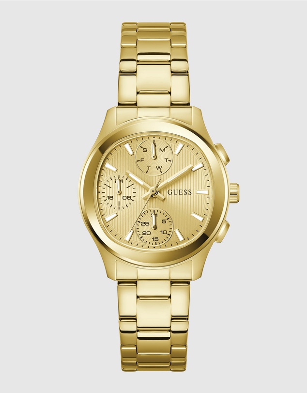 GUESS - GUESS Ladies Gold-Tone Multifunction Watch